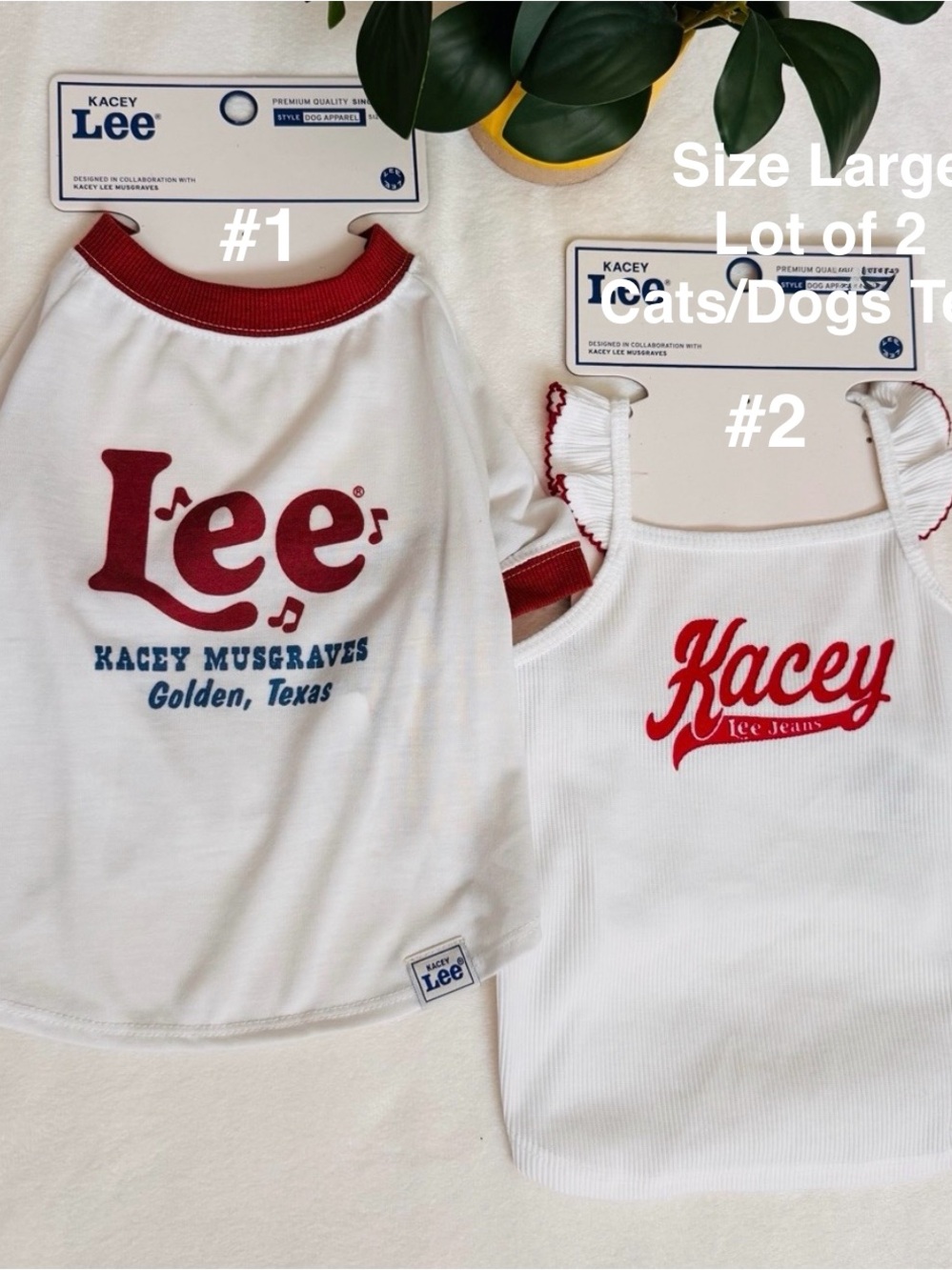 Kacey Lee Pet Tee for Cats and Dogs, Large